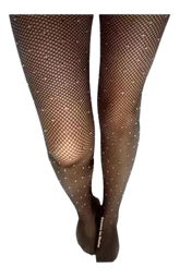 pantalón malla sexi brillante